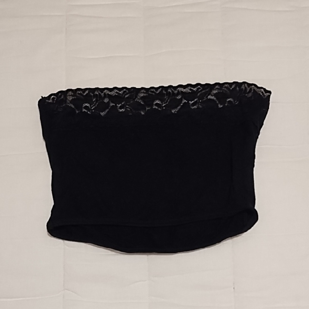 Elegant Black Lace Shapewear Bandeau